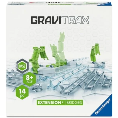 Image de Ravensburger GraviTrax Set d&#039;extension Ponts et rails 13 pièces Circuit de billes Jeu construction créatif Parcours à construire Dès 8 ans Version française 22423