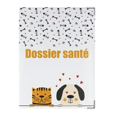Image de Color Pop® Etui petit Carnet de santé ANIMAUX Fabrication française 18,5 x 13,5 cm En PVC (Frimousse)
