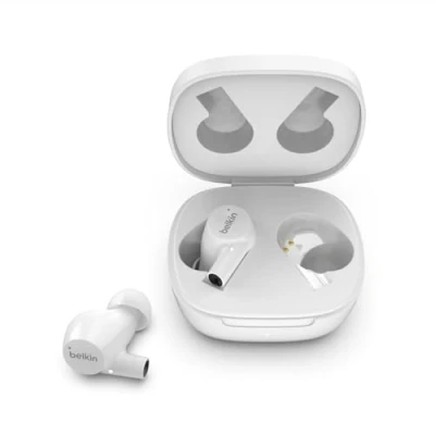 Image de Belkin SoundForm Rise Casque True Wireless Stereo (TWS) Ecouteurs Bluetooth Blanc Neuf