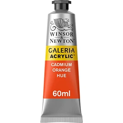 Image de Winsor &amp; Newton Acrylique Galeria 60ml Nuance Jaune De Cadmium Orange Série 1
