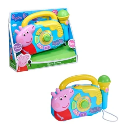 Image de Peppa Pig Boombox Ensemble de jeu musical avec microphone pour enfants à partir 18 mois