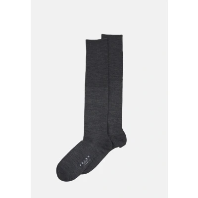 Image de Falke Airport KH Chaussettes hautes, Homme, Taille: 47/48, Dark grey