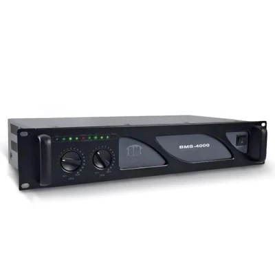 Image de Amplificateur sonorisation DJ pour BMSonic BMS 4000 2 x 2000W Technologie MOSFET avec ventilation continue