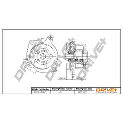 Image de Pompe à eau, refroidissement du moteur Dr!ve+ DP2310.10.063