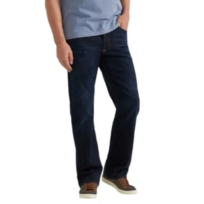Image de Wrangler Authentics Jean Bootcut Ample pour Homme, Port Sombre, 31W x 32L
