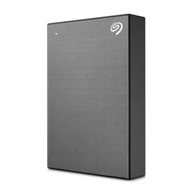 Image de Seagate One Touch, 4 To, disque dur externe portable, chiffrement matériel par mot de passe, PC, Notebook &amp; Mac, USB 3.0, Space Gray, 2 ans Rescue Service inclus (STKZ4000404)