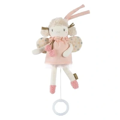 Image de Fehn Mini Boîte à Musique Fée Doudou et Aide Au Sommeil : Remonter avec Douce Mélodie Schwanensee Apaise en Toute Situation Jouets pour Bébés Jeunes Enfants