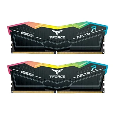 Image de Team Group T FORCE DELTA RGB FF3D532G8000HC38DDC01 module de mémoire 32 Go 2 x 16 DDR5 8000 MHz Neuf