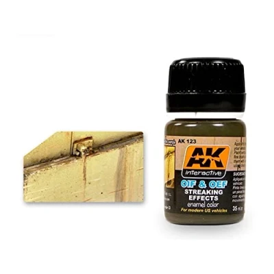 Image de AK Weathering AK123 STREAKING EFFECTS FOR OIF &amp; OEF US VEHICLES (35ml)