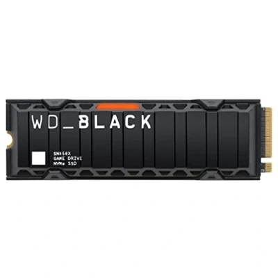Image de WD_BLACK SN850X SSD 2 To, disque interne avec dissipateur thermique, Lecture jusqu&#039;à 7300 Mo/s, écriture 6,600 Gaming SSD, Haute performance de jeu, PCIe Gen 4.0 NVMe, Noir