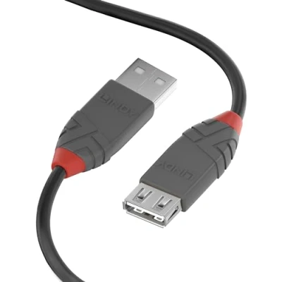 Image de LINDY Rallonge USB 2.0 type A Anthra Line 2m
