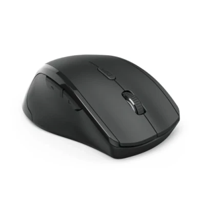 Image de Hama Souris optique sans fil Riano (Souris gauche fil, avec récepteur Nano USB, vertical, 800 1600 dpi, interrupteur de marche/arrêt, 3 boutons, 2,4 GHz) noir