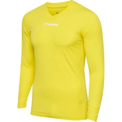 Image de hummel hmlBL Essential Tee L/S, Jaune Blazing, 2XL