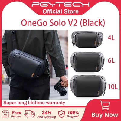 Image de PGYTECH OneGo Solo V2 sac à bandoulière pour appareil photo 4L 6L 10L