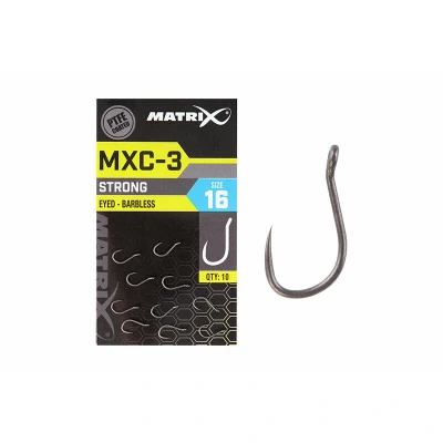 Image de Hameçons sans ardillon Matrix MXC 3 Eyed (PTFE) x10