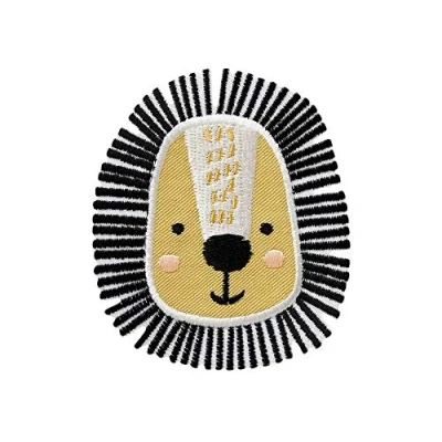 Image de Mono Quick Écusson à Repasser Motif tête de Lion 6,5 cm x 7,5
