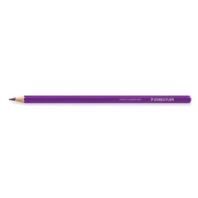 Image de STAEDTLER Design Journey 146C 6 Lot de crayons couleur violets très pigmentés Mine souple Bois issu forêts certifiées PEFC Forme hexagonale classique dans une boîte
