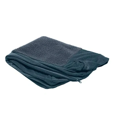 Image de FurHaven Housse de Rechange en Sherpa et Chenille pour lit Style Sofa Chien Bleu Orion, Taille L