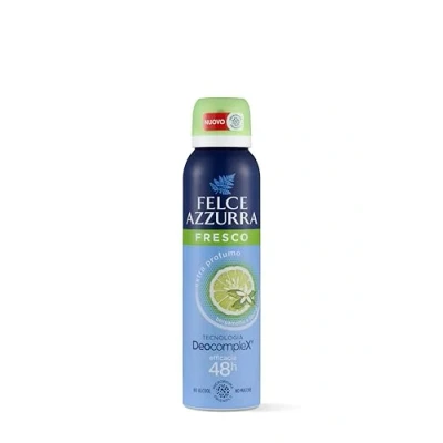 Image de Felce Azzurra Déodorant Spray Fresh avec Aloe Vera, Formule IdraTalc, Efficacité 48 Heures, Non Tache 150 ml