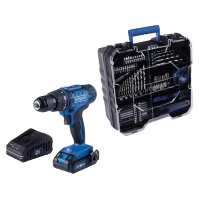Image de Coffret perceuse visseuse sans fil C DTB74/1 X 50Nm mandrin 13mm + 74 accessoires SCHEPPACH 20V IXES batterie 2Ah chargeur