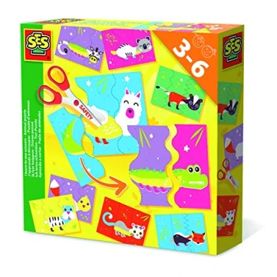 Image de SES Creative J’apprends à découper Puzzle d’Animaux