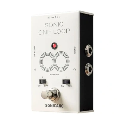 Image de SONICAKE Pédale d&#039;effets pour guitare et basse AB line selection Buffer Sonic One Loop