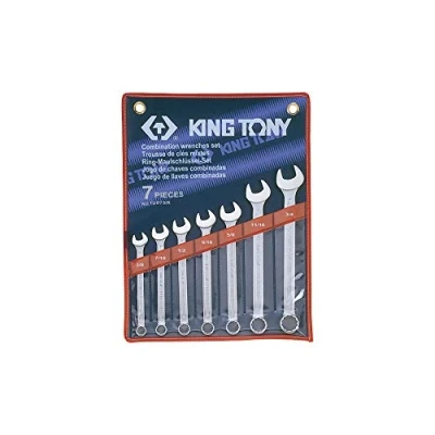 Image de KING TONY 1207SR Trousse de Clés Mixtes en Pouces, Set 7