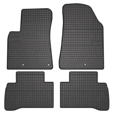 Image de FROGUM 547440 Ensemble de tapis sol Caoutchouc avant et arrière 4 noir Sur mesure KIA: Niro