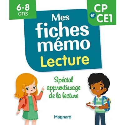 Image de Mes fiches mémo lecture CP CE1 Pour s&#039;entraîner efficacement à la (Broché)