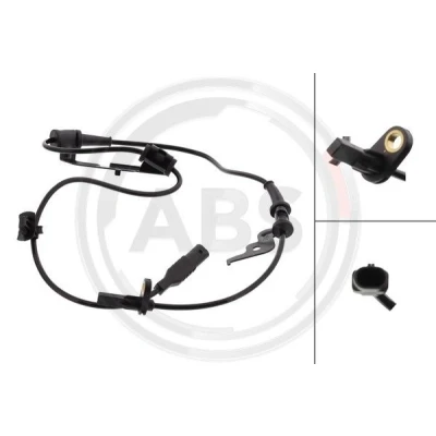 Image de A.B.S. 32347 Capteur ABS actif noir HYUNDAI: i10 III 3/5 portes (AC3, AI3) 1.0 T GDi, 1.2 MPi, MPi 2019
