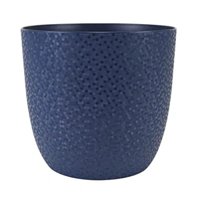 Image de EDA Cache Pot Opale Ø 13,7 cm Bleu Profond