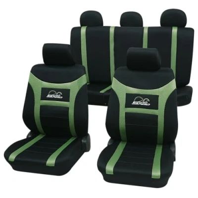 Image de PETEX Lot Complet de 11 Housses siège universelles pour Voiture Super Speed Vert Eco Class avec SAB 1 Vario