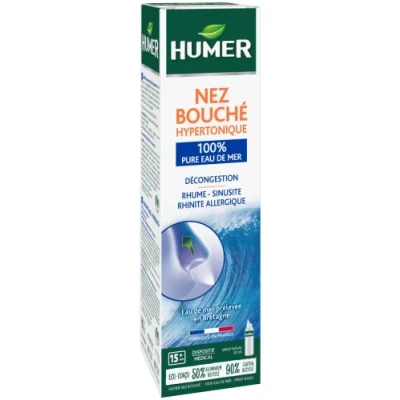 Image de Urgo Humer Spray nez bouché Adulte/Femme enceinte 100% eau de mer Décongestionne le 50ml