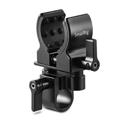 Image de SMALLRIG Microphone Support (pour 19 25mm de Diamètre) avec Gel Silice, Absorption des Chocs et du Bruit 1993B