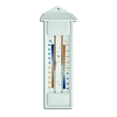 Image de TFA Dostmann thermomètre analogique Maxima Minima, 10.3014.02.01, résistant aux intempéries, Blanc