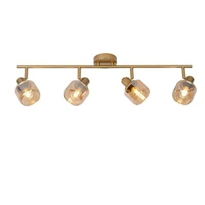 Image de LUCIDE BJORN Spot plafond 4xE14 Or Mat/Laiton