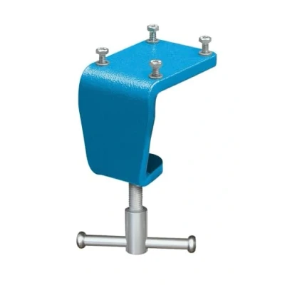 Image de Heuer 119120 Pince de serrage pour table (étau 120 mm à fixer au plan travail sans perçage, gain place, poids 1,7 kg, épaisseur 10 60 mm)