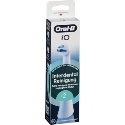 Image de Oral B iO Specialized Cleaning Têtes de brosse à dents rondes rechange d&#039;origine pour brosses électriques iO, convient appareils dentaires, implants et désalignement des
