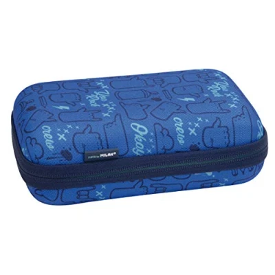Image de Kit semi rigide 2 trousses avec contenu Give me 5, bleu
