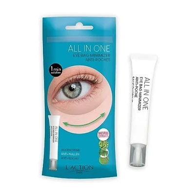 Image de L&#039;Action Paris Crème Tout en Un pour les Poches Sous Yeux, Naturelle à Base de Plantes Réduit Yeux Fatigués et Teint Jeune, 20ml