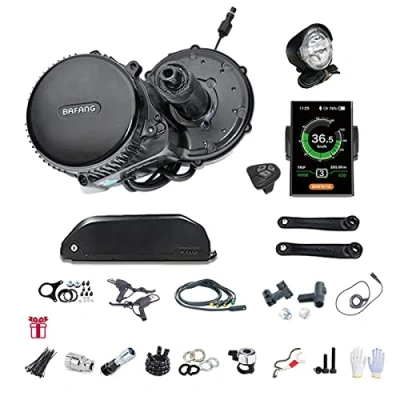 Image de Bafang BBS01B 36V 250W Moteur à Vélo Électrique Mid Drive Kit De Conversion Ebike pour VTT Route 13ah Batterie
