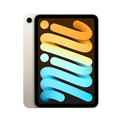Image de 2021 Apple iPad Mini (8,3 pouces, Wi Fi, 64 Go) Lumière Stellaire (Reconditionné)