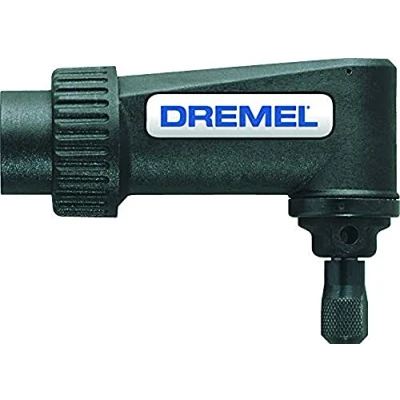 Image de Dremel 575 Renvoi d&#039;angle à 45, coude pour outils multifonctions, 12 positions différentes, Bleu, Profondeur 6 cm