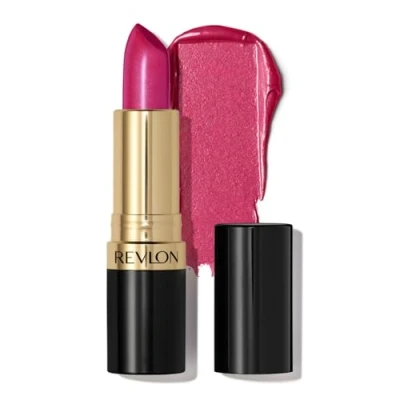 Image de REVLON Rouge à lèvres Super Lustrous Pearl, Formule crémeuse pour des douces et pulpeuses, Sensation d&#039;hydratation, 657 Fuchsia Fusion, 4,2g