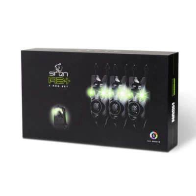 Image de Nash Siren R3+ Presentation Set 3 Rod Detecteur de touche