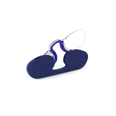 Image de NOOZ Rectangulaire Lunettes de lecture sans branches pour homme et femme Etui très compact. Un indispensable tout presbytes. 6 couleurs / 5 Corrections, Bleu, 1