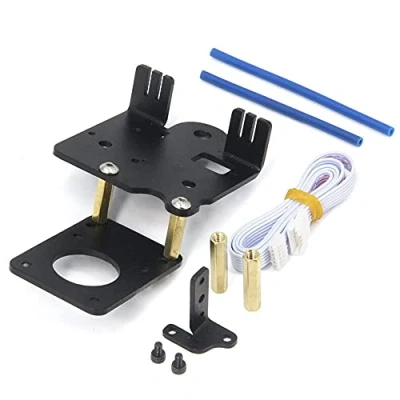 Image de Zeberoxyz Plaque de support d&#039;extrudeuse à entraînement direct Compatible avec double et simple engrenage Filament flexible pour Ender 3 V2 3series CR 10series(mise niveau directe)