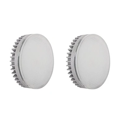 Image de Masonanic Lot de 2 ampoules LED GX53 9 W CFL remplacement confortable Blanc chaud 3200 K
