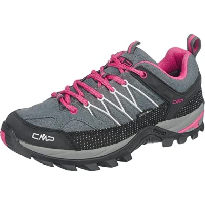 Image de CMP Rigel Trekking WP Chaussures de marche, Femme, Taille: 41, Grey/fuxia/ice Cuir / matière synthétique