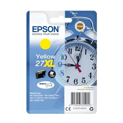 Image de Epson 27XL (C13T27144012) Jaune Cartouche d&#039;encre Grande capacité